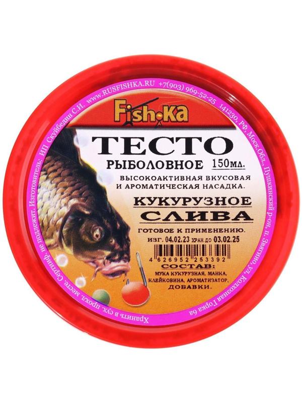 Тесто готовое кукурузное Fish.ka, слива, 150 мл