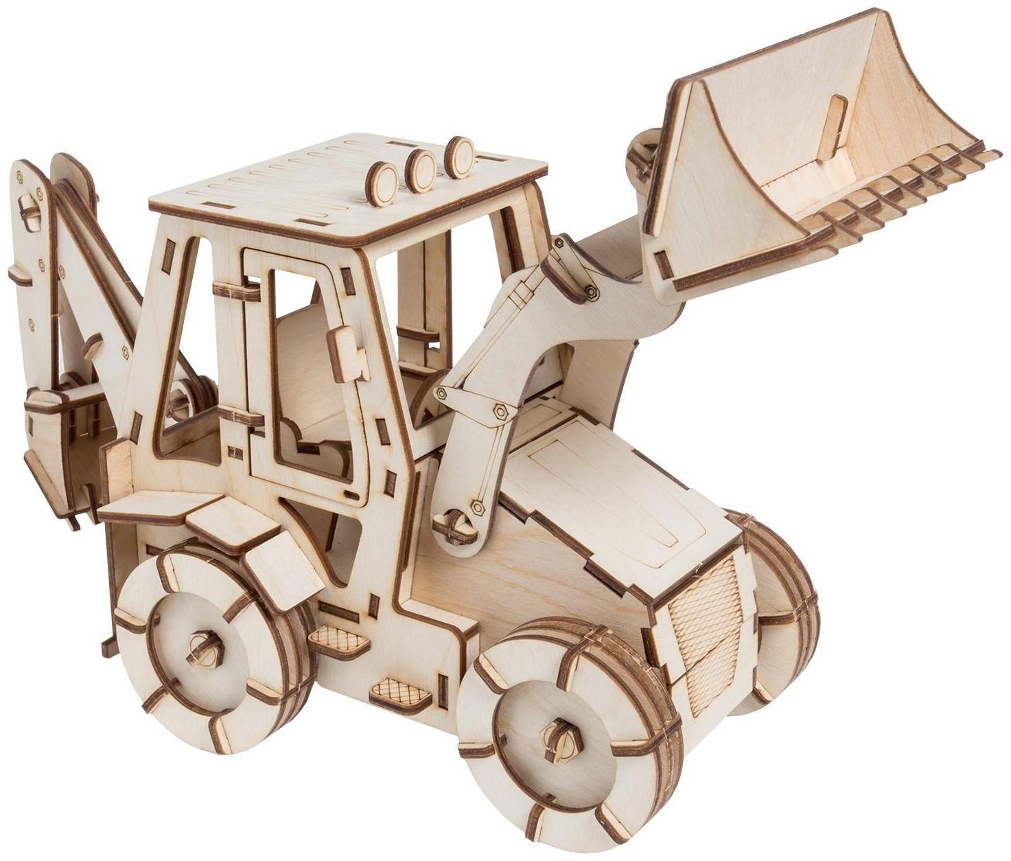 Сборный деревянный конструктор «Экскаватор»