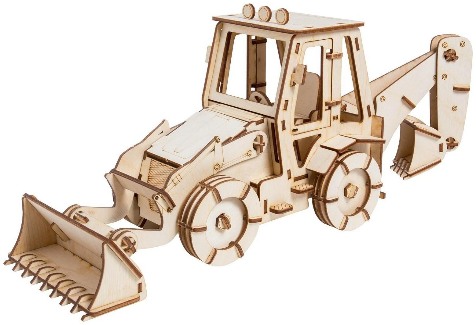 Сборный деревянный конструктор «Экскаватор»