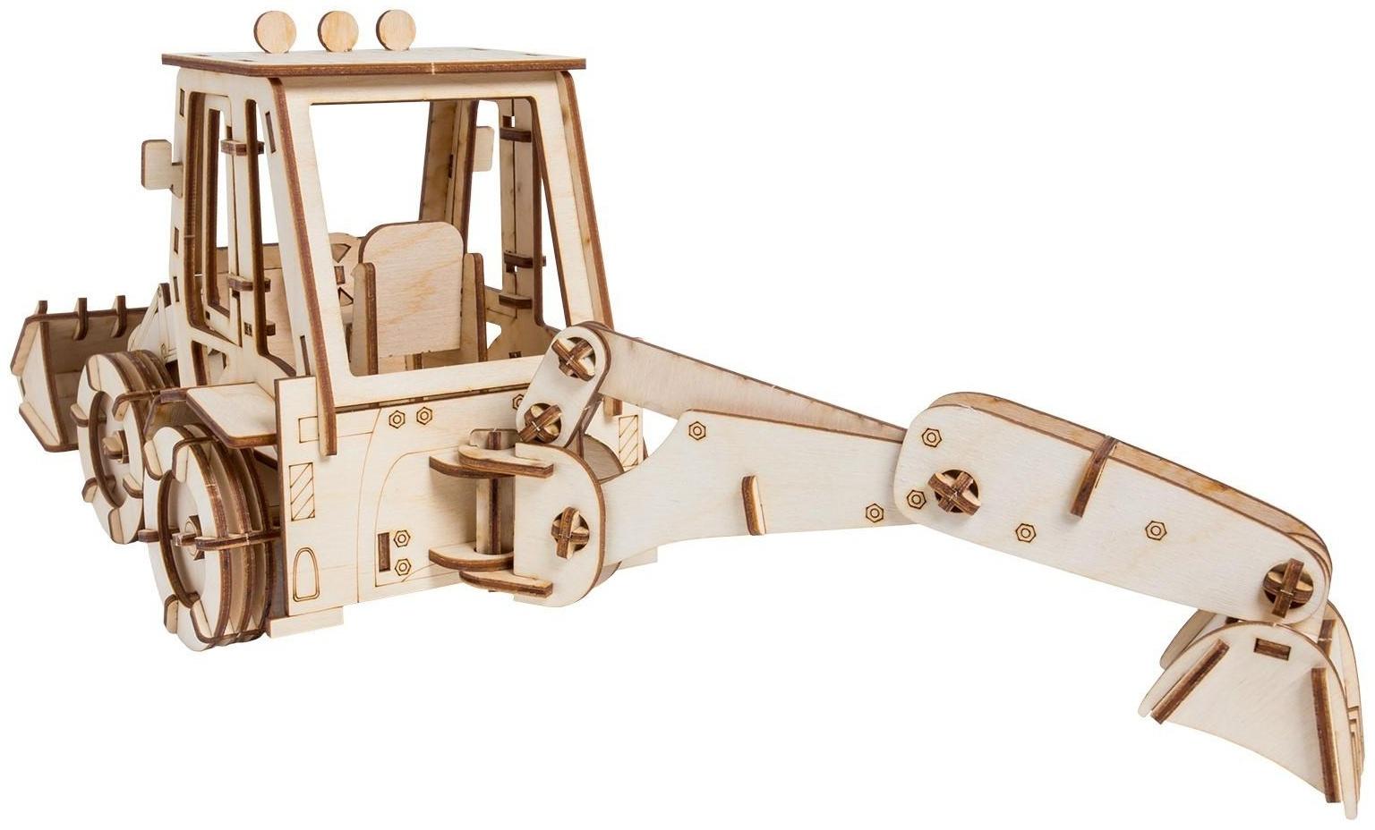 Сборный деревянный конструктор «Экскаватор»