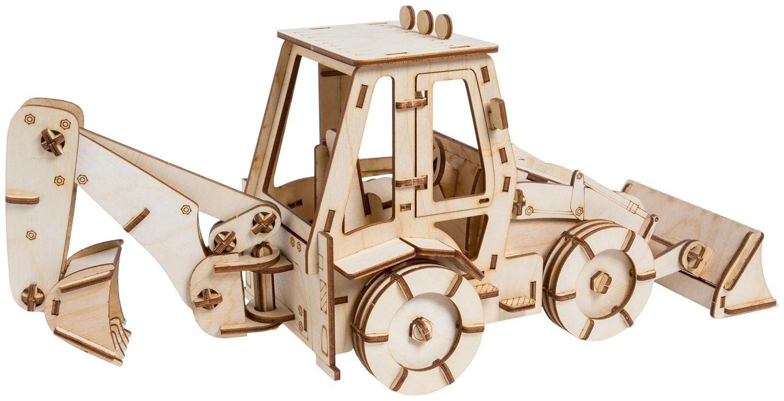 Сборный деревянный конструктор «Экскаватор»