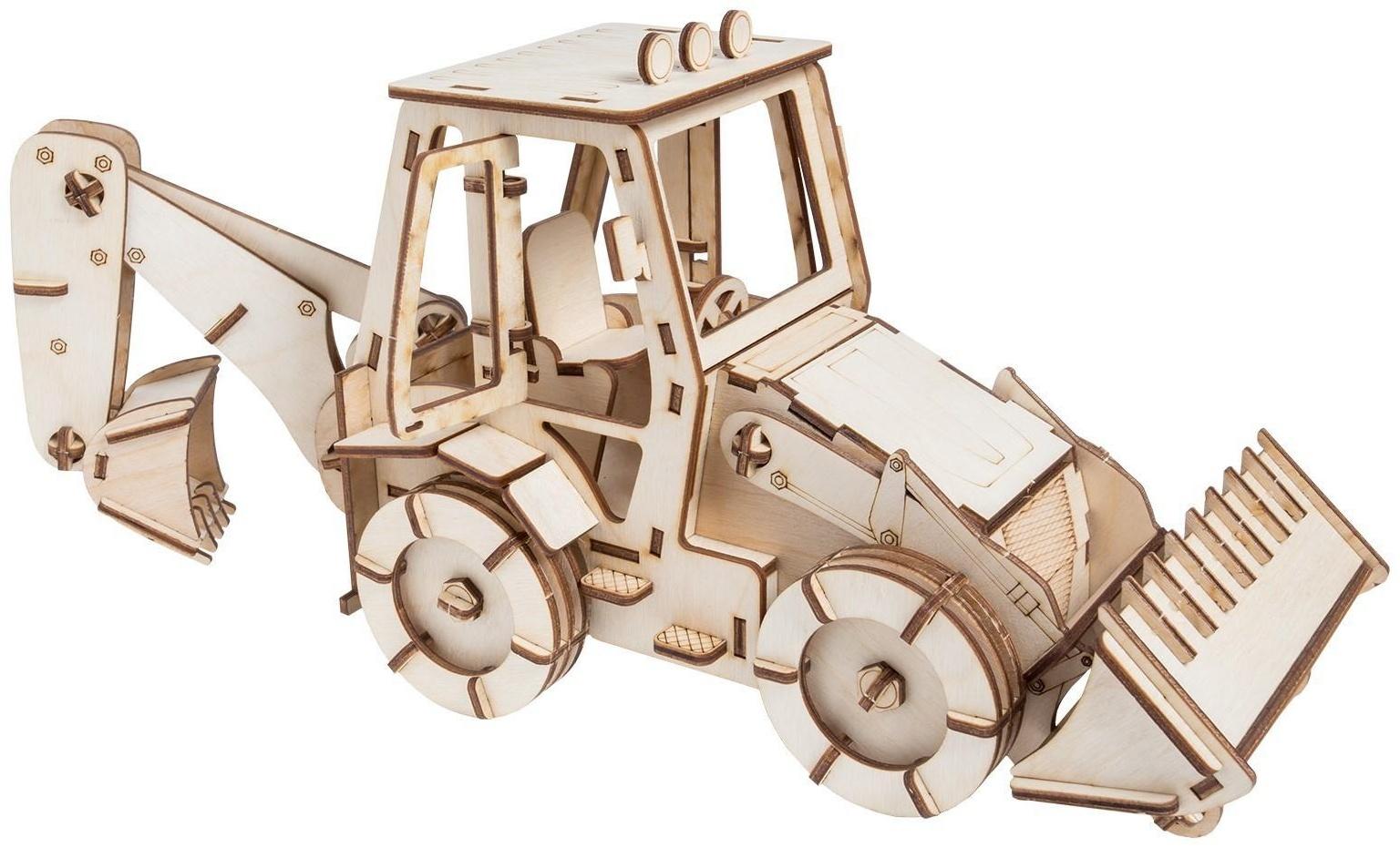 Сборный деревянный конструктор «Экскаватор»
