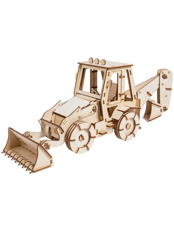 Сборный деревянный конструктор «Экскаватор»