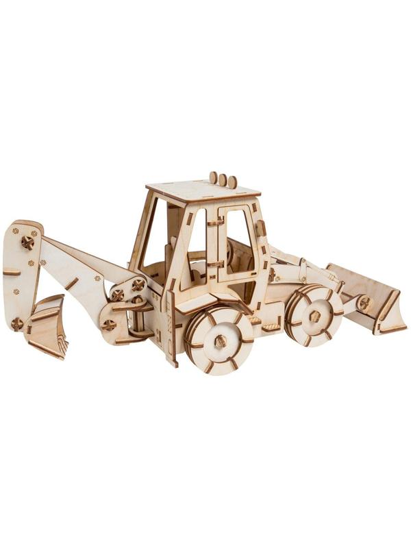 Сборный деревянный конструктор «Экскаватор»