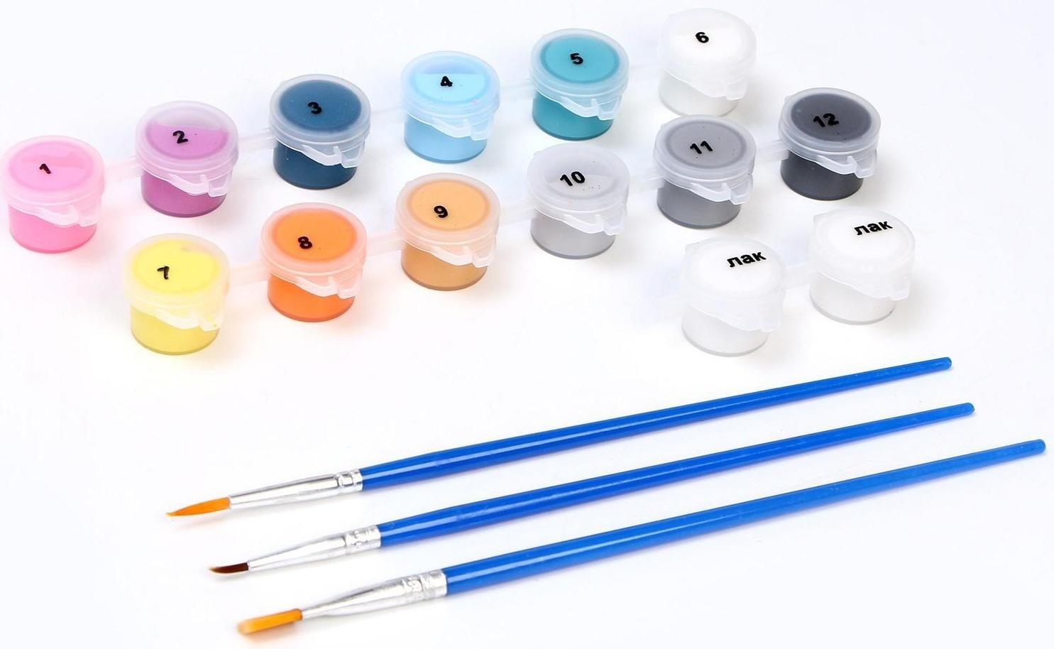 Картина по номерам на холсте «Яркие котики», 40х50 см