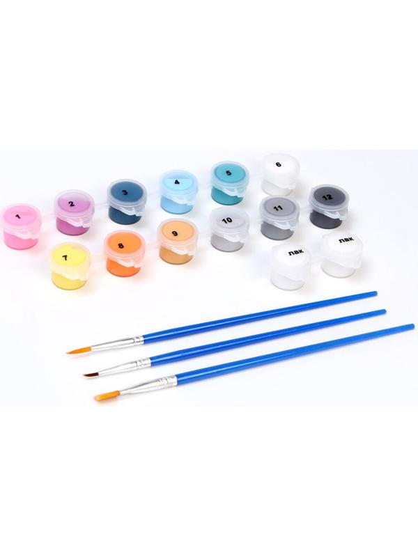 Картина по номерам на холсте «Яркие котики», 40х50 см