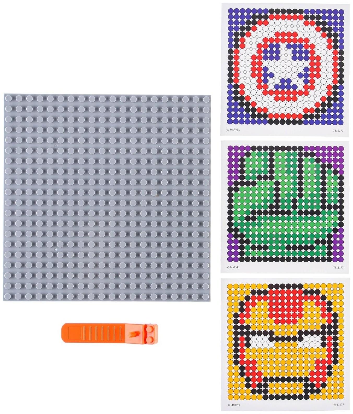 Конструктор-картина «Мстители», 3 варианта сборки