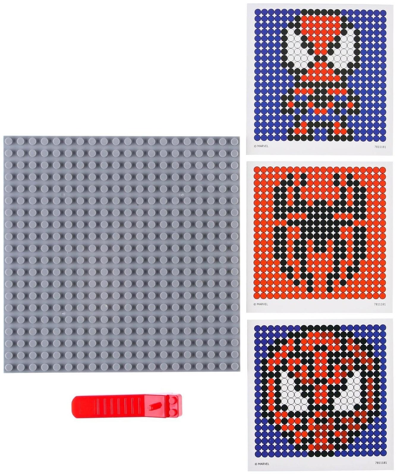 Конструктор-картина «Человек-паук», 3 варианта сборки