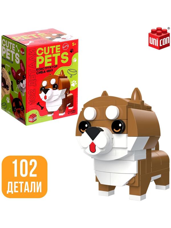 Конструктор Cute pets, Сиба-Ину, 102 детали