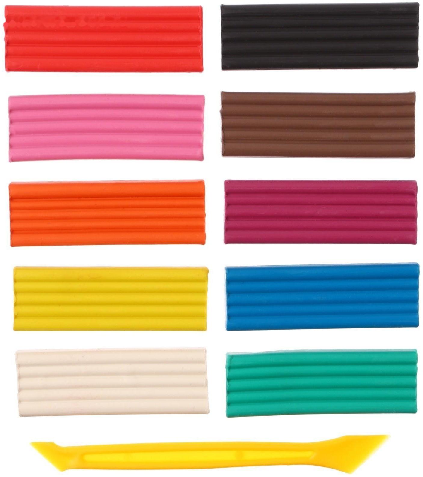 Пластилин 10 цветов 150 г, Смешарики