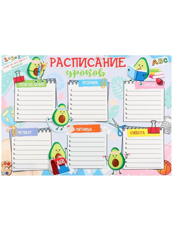 Расписание уроков 