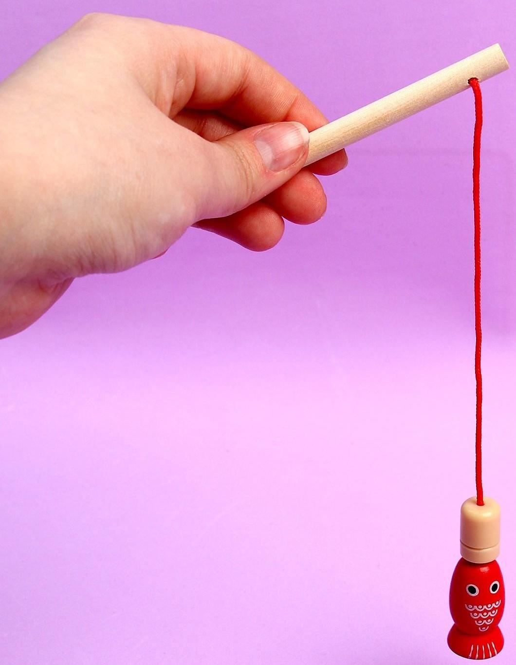 Развивающий набор «Пирамидки + рыбалка» 22 × 12,5 × 9,5 см