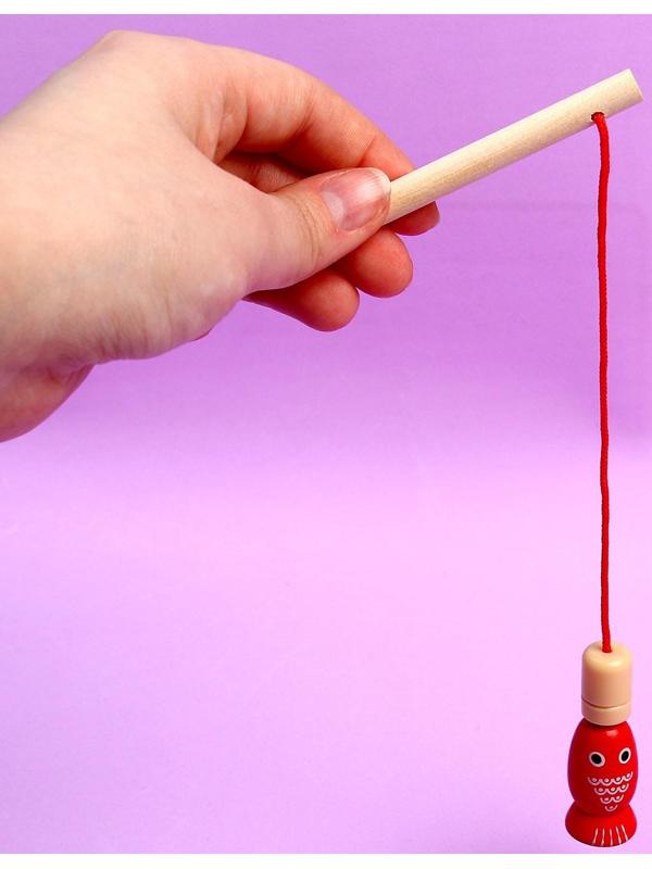 Развивающий набор «Пирамидки + рыбалка» 22 × 12,5 × 9,5 см