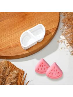 Молд Доляна «Дольки», 10×5×2,2 см, цвет белый