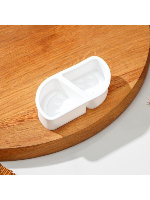 Молд Доляна «Дольки», 10×5×2,2 см, цвет белый