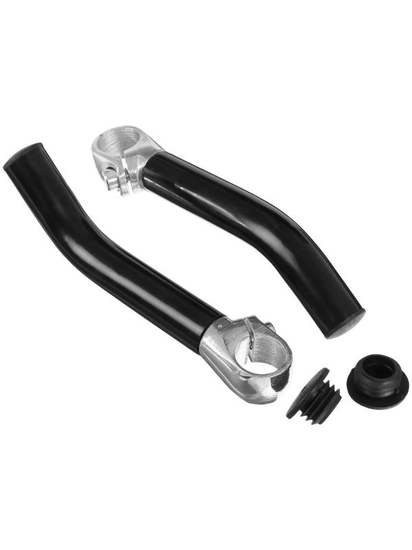 Рога на руль, алюминий, цвет черный