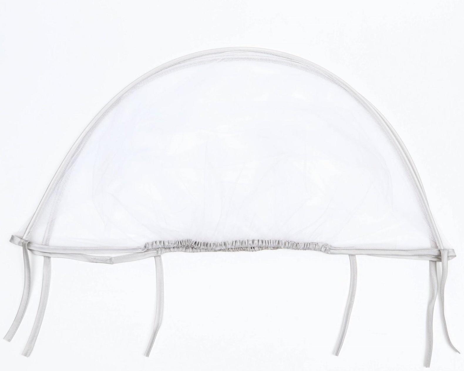 Москитная сетка с планкой, цвет белый, окантовка серая