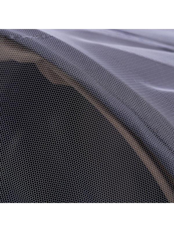 Москитная сетка с планкой, цвет белый, окантовка серая