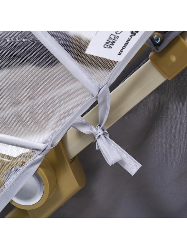 Москитная сетка с планкой, цвет белый, окантовка серая