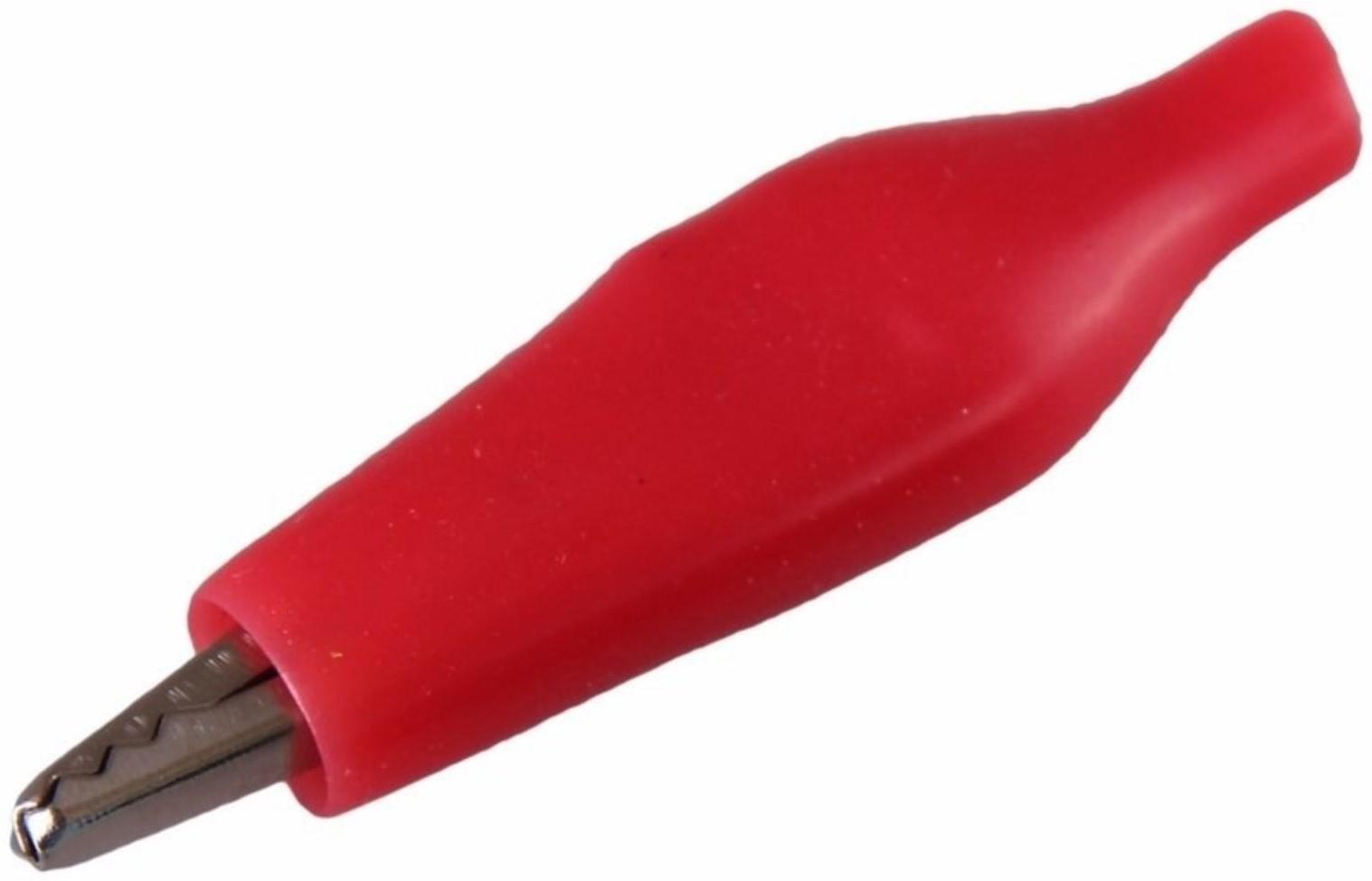 Зажим «крокодил» Rexant, 5 А, 40 мм, в изоляторе, набор 2 шт