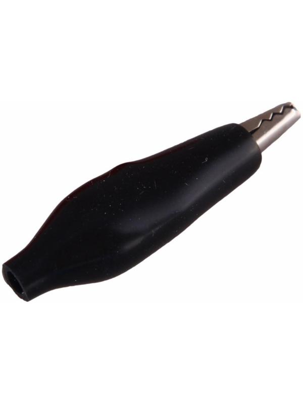 Зажим «крокодил» Rexant, 5 А, 40 мм, в изоляторе, набор 2 шт