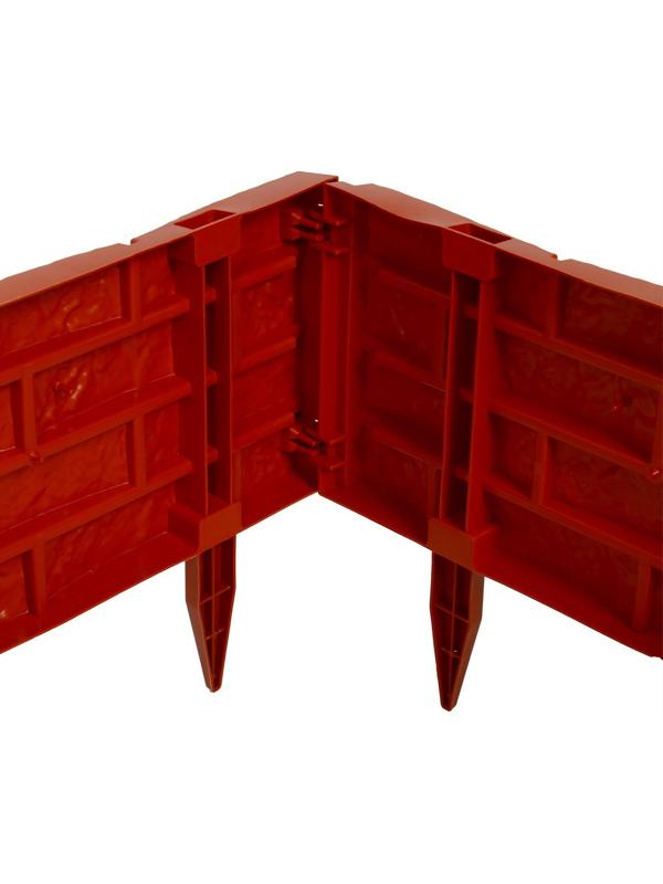 Грядка пластиковая, 4 секции, 45 × 45 × 20 см, терракот