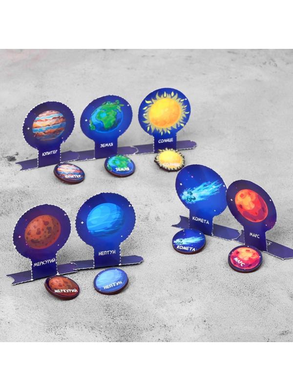 Брошь деревянная 