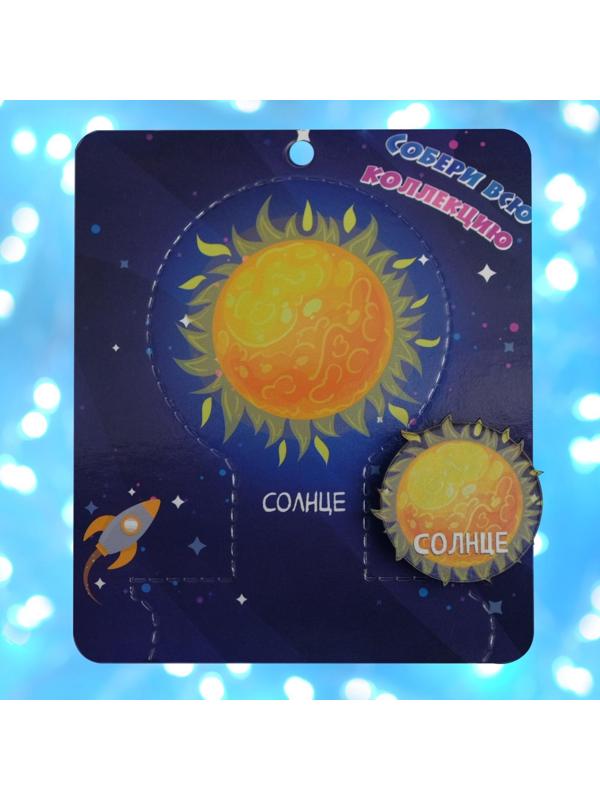 Брошь деревянная 