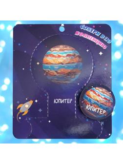 Брошь деревянная 