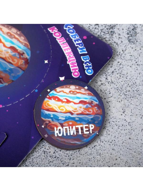 Брошь деревянная 