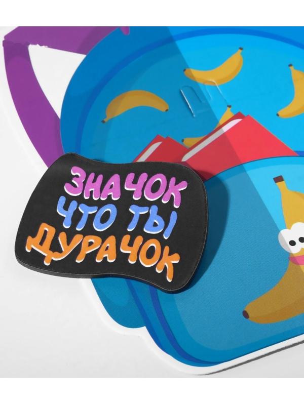 Брошь деревянная 