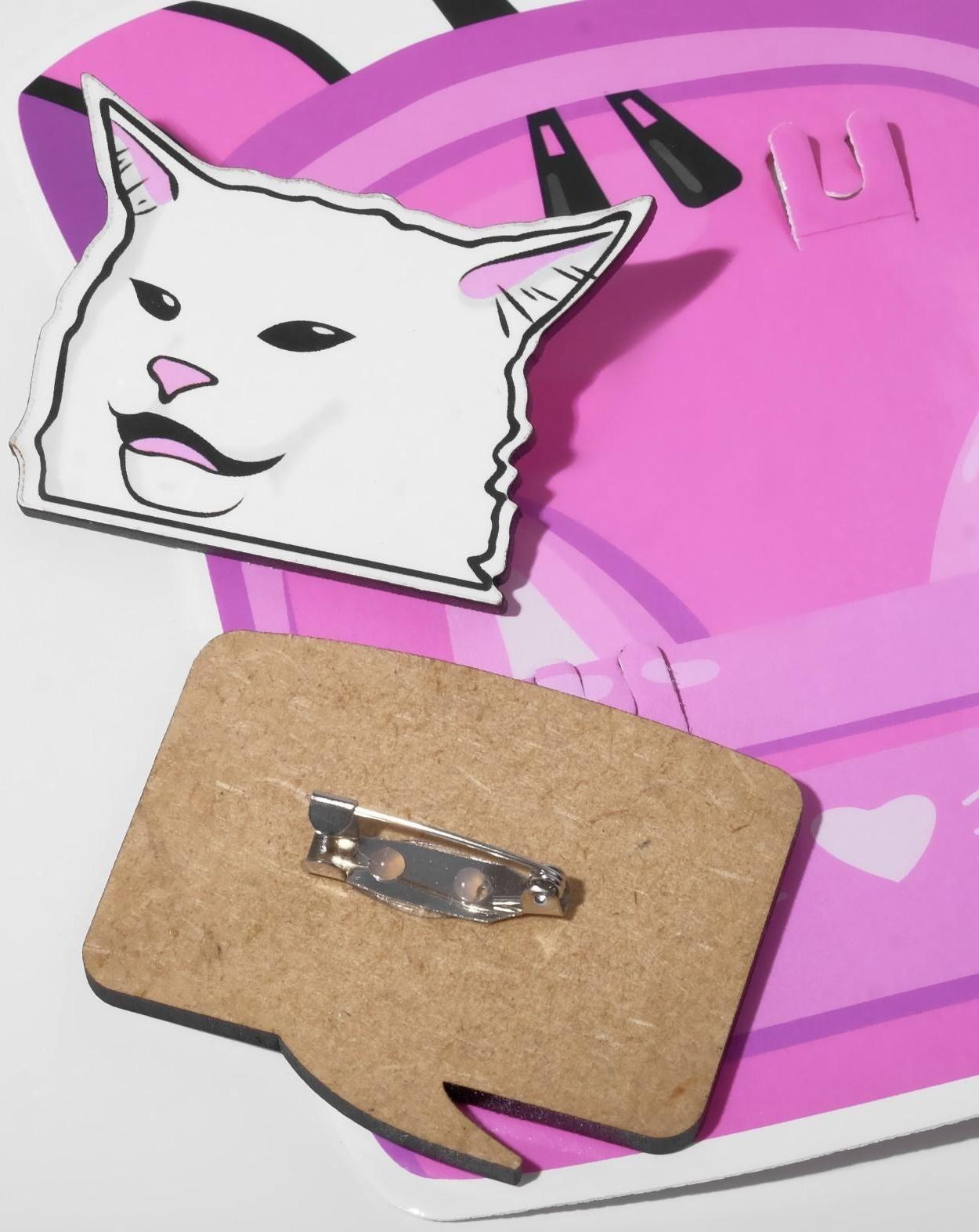 Набор брошей деревянных (2шт) 