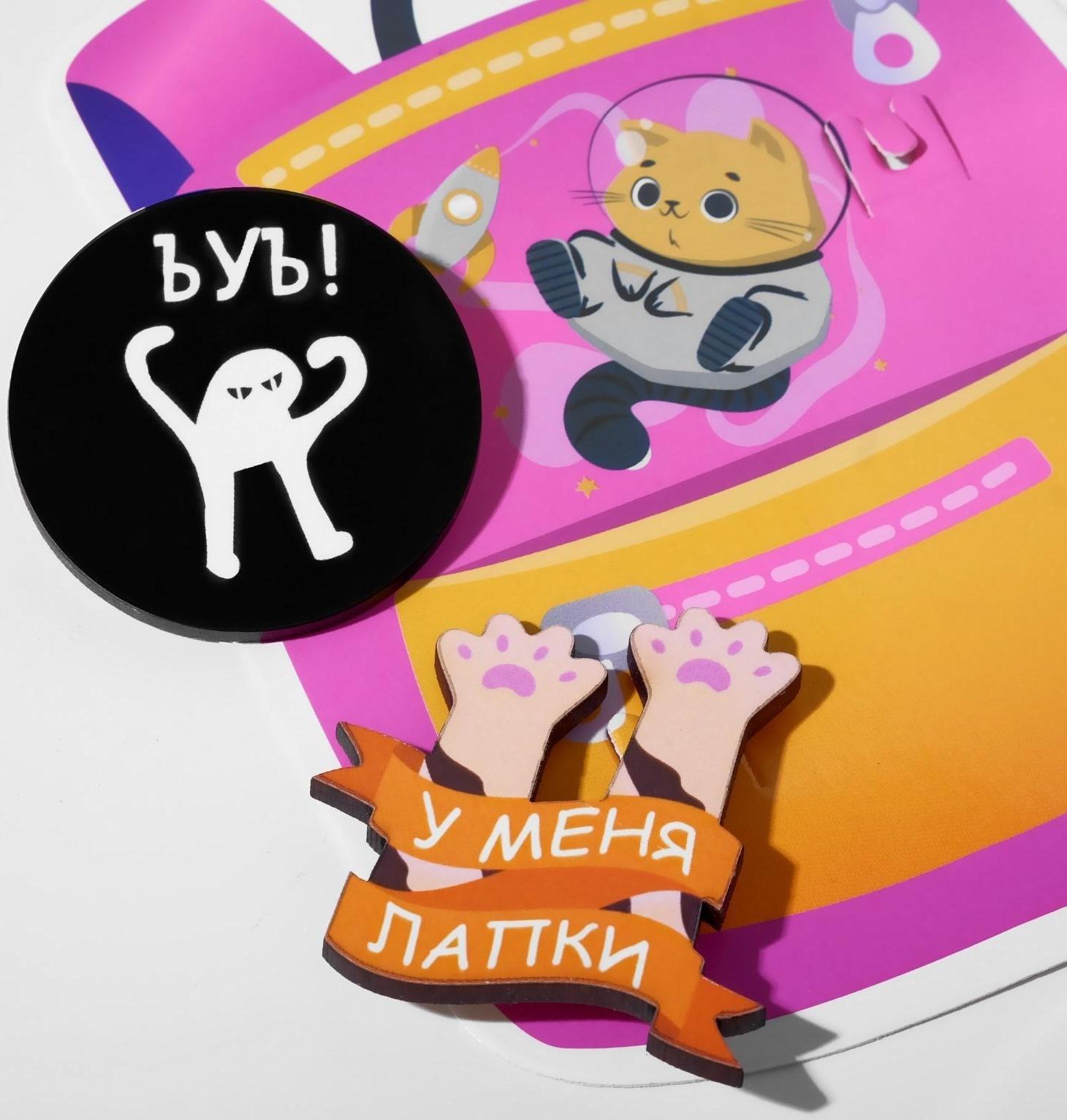 Набор брошей деревянных (2шт) 