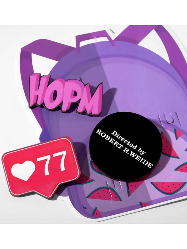 Набор брошей деревянных (3шт) 