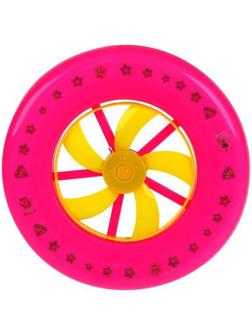 Тарелка летающая, фрисби «Барби», со светом и турбиной