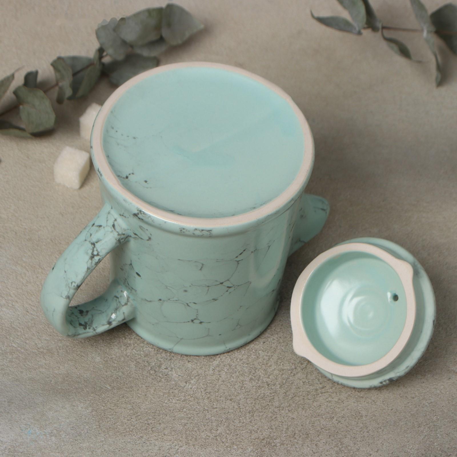 Чайник Bolla menta, 500 мл, d=10,5 см, h=14,5 см, фарфор