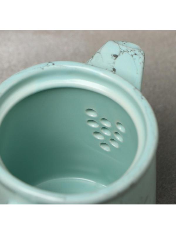 Чайник Bolla menta, 500 мл, d=10,5 см, h=14,5 см, фарфор