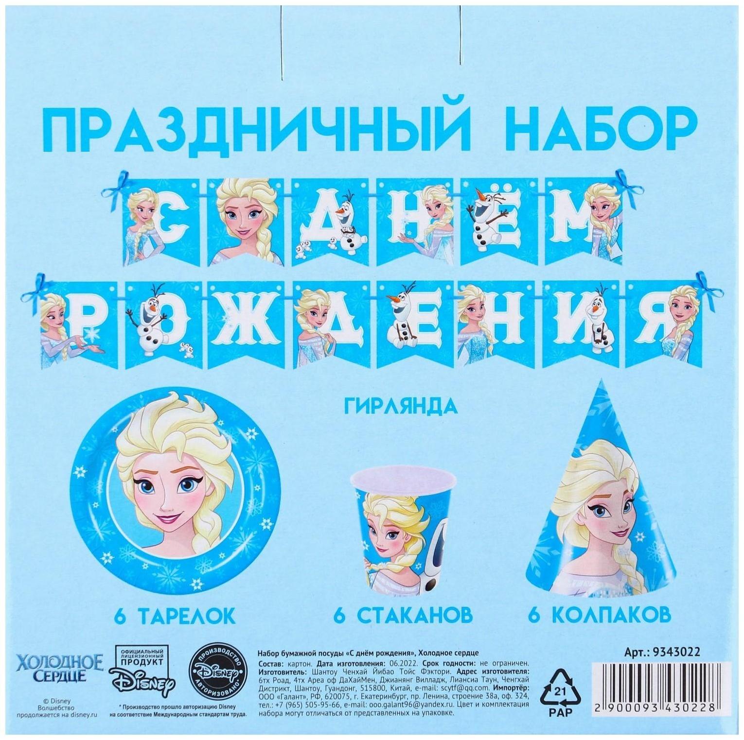 Набор бумажной посуды 