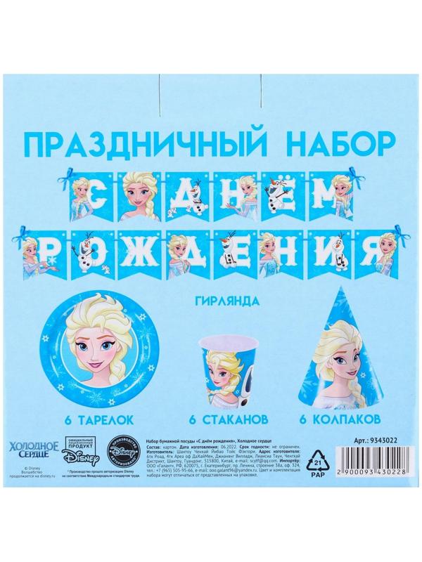 Набор бумажной посуды 