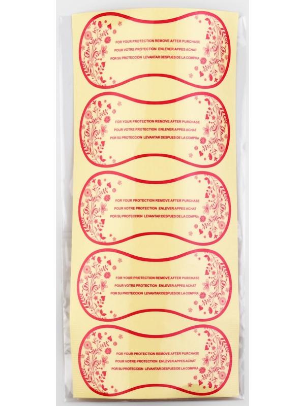 Набор гигиенических наклеек для купальников, 10 шт, 50 × 110 мм, цвет прозрачный