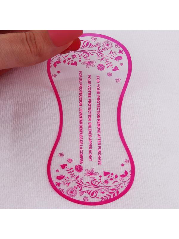 Набор гигиенических наклеек для купальников, 10 шт, 50 × 110 мм, цвет прозрачный