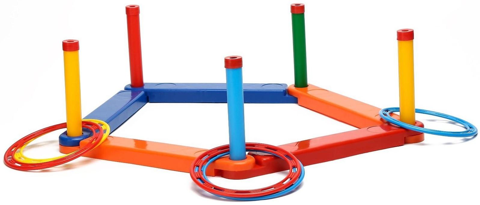 Кольцеброс, 5 стоек, 5 колец