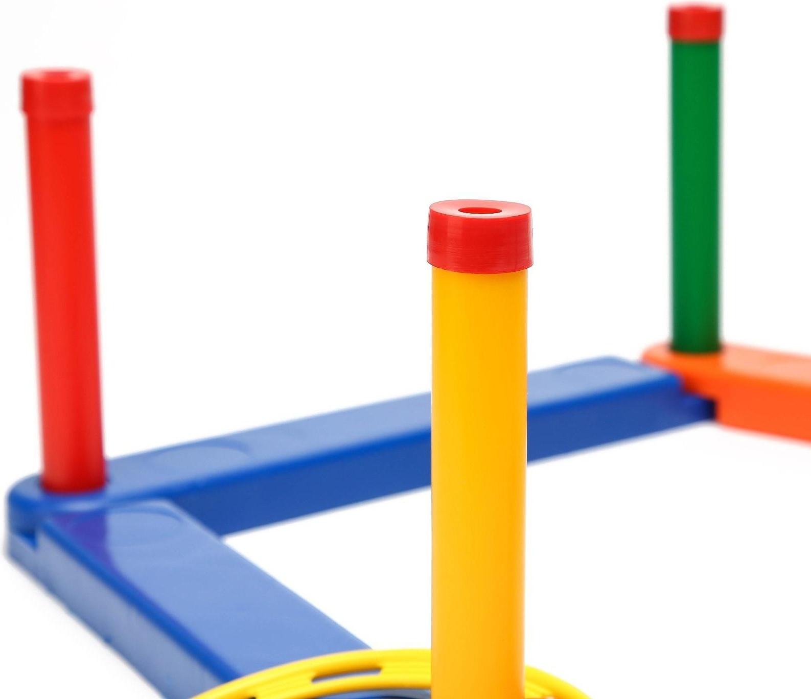 Кольцеброс, 5 стоек, 5 колец