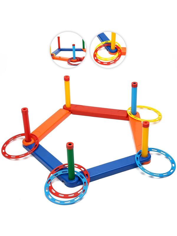 Кольцеброс, 5 стоек, 5 колец