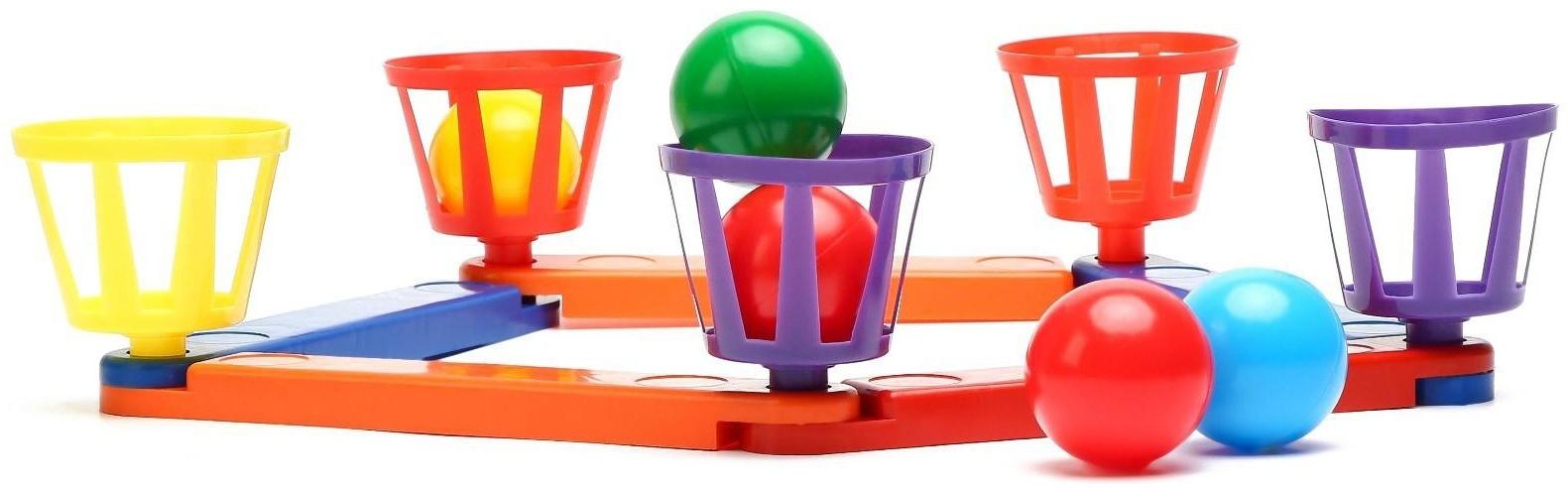 Шароброс, 5 лунок, 5 шаров