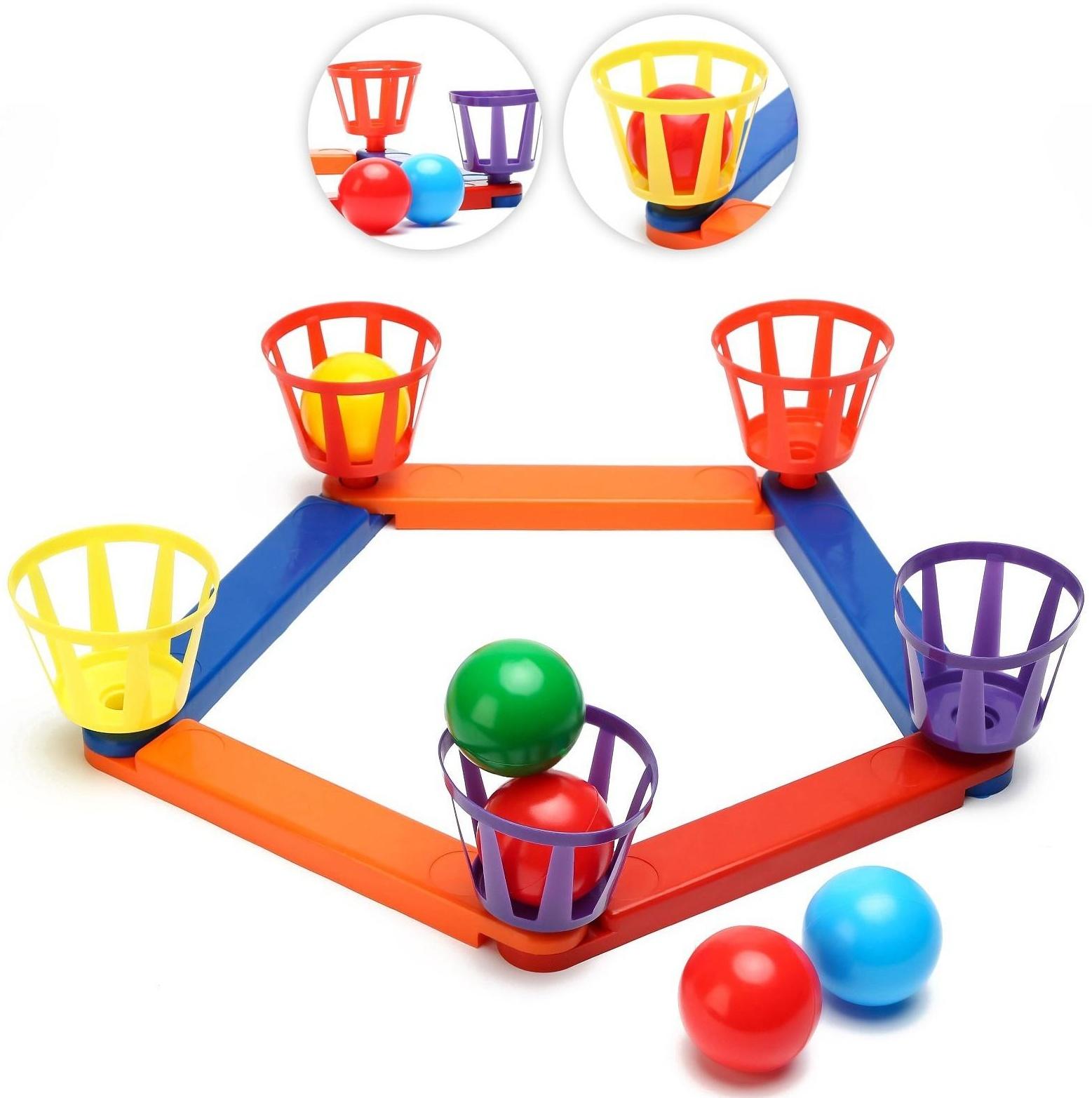 Шароброс, 5 лунок, 5 шаров