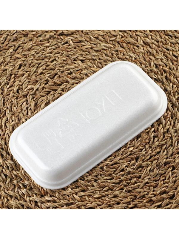 Подложка-лоток для продуктов, 17×8,5×2 см, цвет белый, 900 шт/уп.