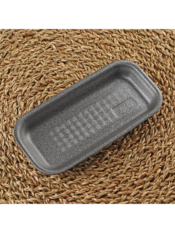 Подложка-лоток для продуктов, 17×8,5×2 см, цвет черный, 900 шт/уп.