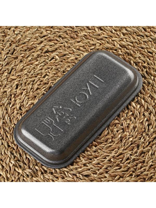 Подложка-лоток для продуктов, 17×8,5×2 см, цвет черный, 900 шт/уп.