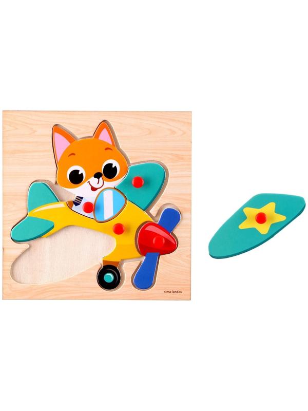 Рамка - вкладыш «Лисёнок в самолётике»